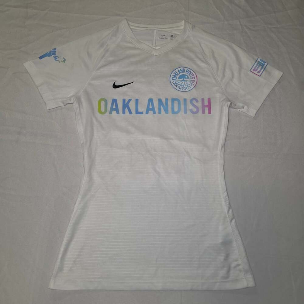 Nike Oakland Roots Oaklandish Black Lives Matter Justice Soccer Jersey Women XS